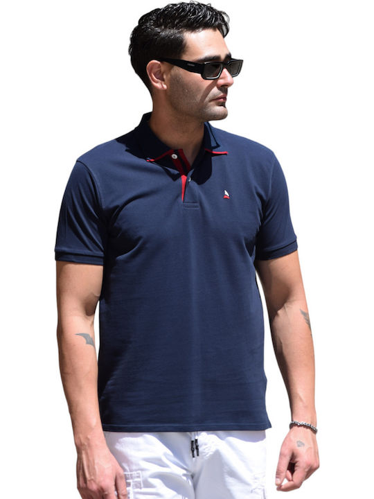 Polo Bluse Dark Blue