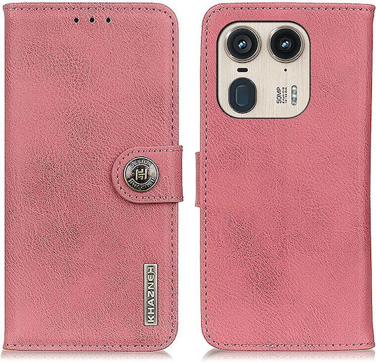 Edge 50 Ultra 5g Wallet Δερμάτινο Ροζ (Motorola Edge 50 Ultra 5G)