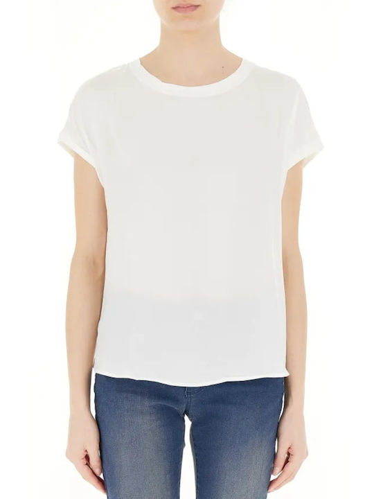 Diana Gallesi Γυναικείο T-shirt Λευκό