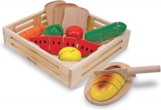 Melissa & Doug Lebensmittelspielzeug aus Holz für 3+ Jahre 31 Stück