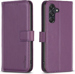 Binfen Series 12 Wallet Δερμάτινο Μωβ (Galaxy M55)