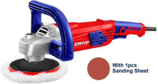 Emtop EAPR1401 Ротационен Полираща машина 1400W с Регулиране на Оборотите