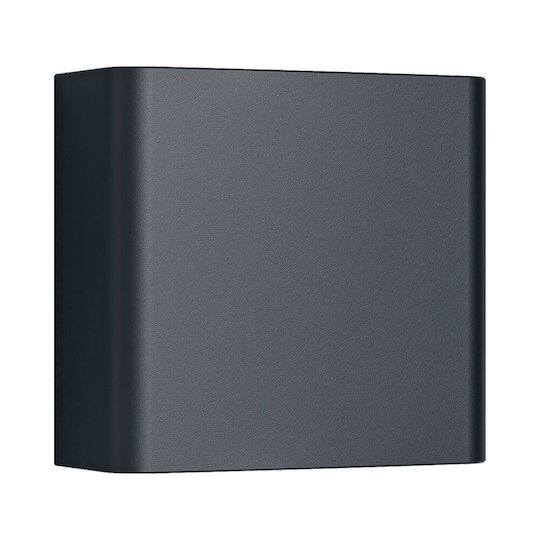 Braytron Wall-Mounted Outdoor LED Spot IP65 2W with Adjustable White Light 11x10x4.1cm