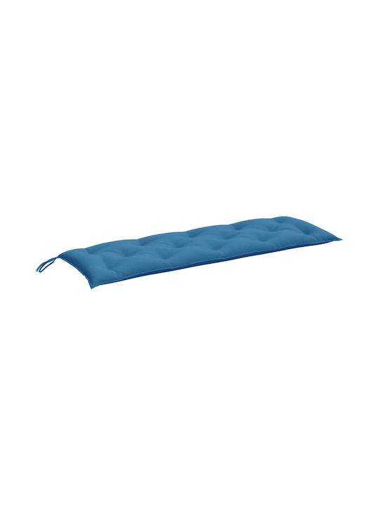 vidaXL Garden Bench Cushion Blue Melange 2 Piec...