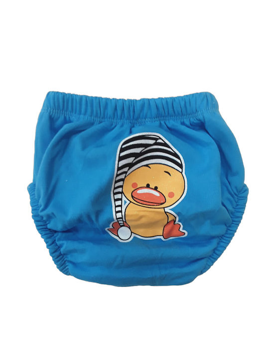 Poopes Kids Diaper Underwear Duck Blue