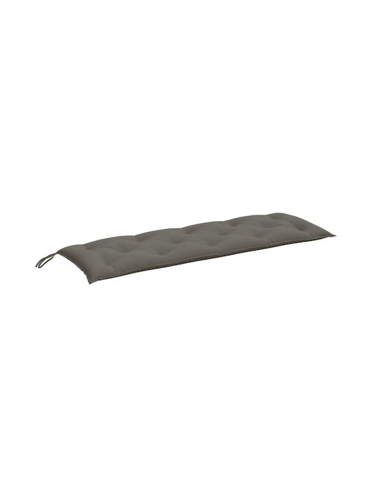 vidaXL Garden Bench Cushion Gray 2 Pieces 50x150cm