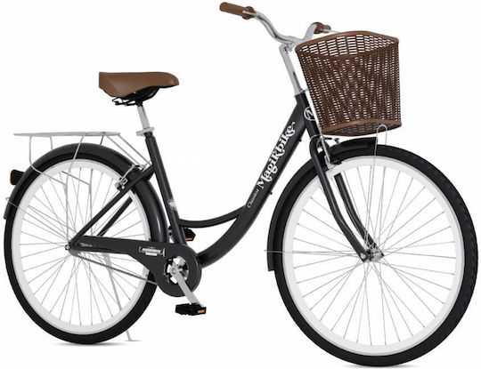 MagikBike Italy Olanda 26" Μαύρο Ποδήλατο Πόλης με Ταχύτητες