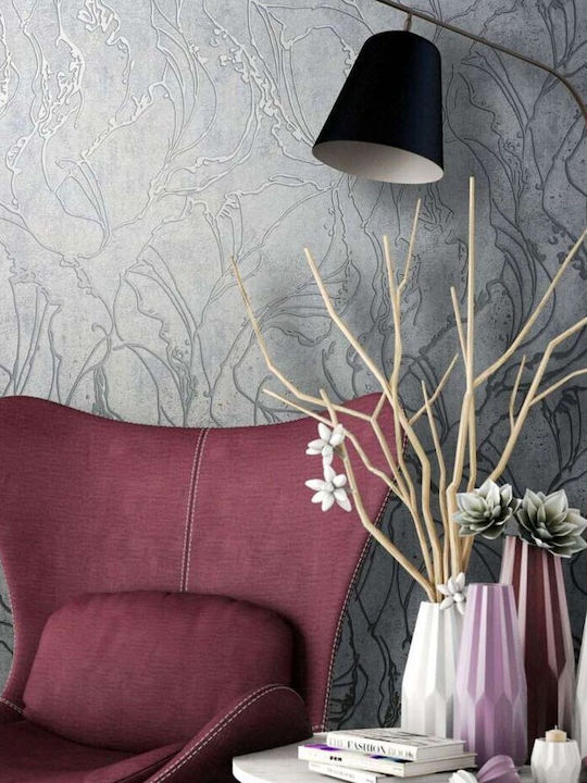 Wall Wallpaper Silver 1005x53cm