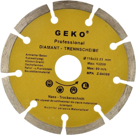 Geko Disc de tăiere Materiale de construcție 300mm
