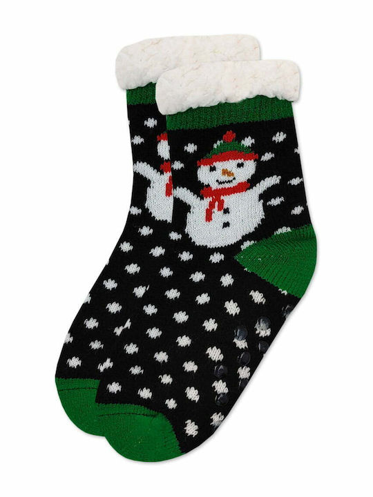 YTLI Kids' Slipper Socks Black