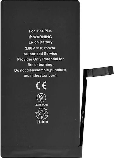 Замяна Съвместима заместителна батерия 4325mAh за iPhone 14 Plus