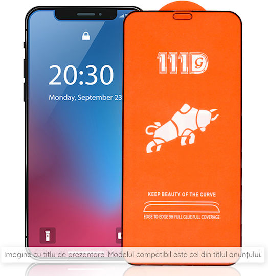 Techsuit 111d Full Glue Full Face Tempered Glass Black (Redmi Note 13 5G)