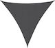 vidaXL Триъгълник Shade Sail Сив с PU покритие ...