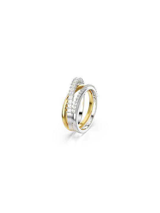 Swarovski Hyperbola Damen Ring mit Zirkonia aus Gold