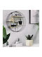 Regal Wand Black / Natural 50x10x50cm