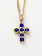 Charmy Cross from Gold Plated Steel with Chain