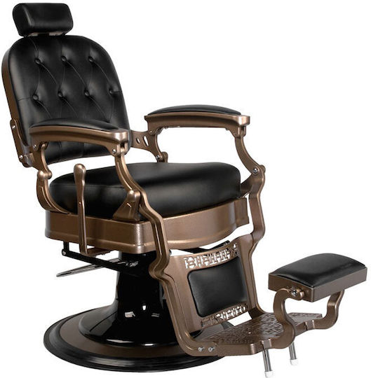 Barber Equipment Καρέκλα Barbier Schwarz mit verstellbarer Höhe