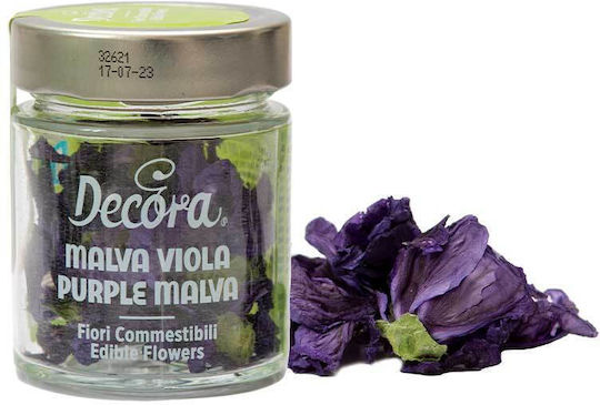 Petale de flori mov comestibile decorativă