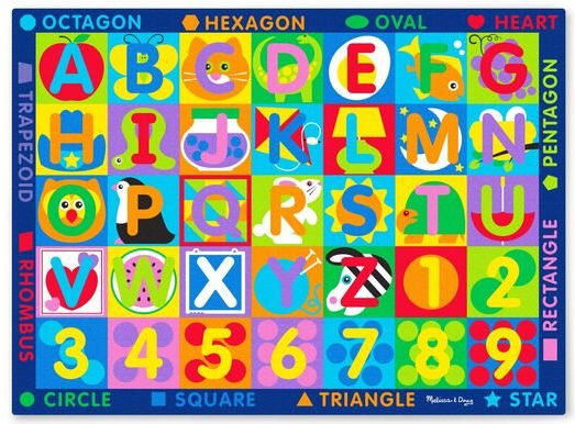 Melissa & Doug Kids Synthetic Activity Mat 147x147cm