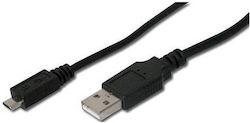 PremiumCord 1000-41870060 Regular USB 2.0 to Micro USB 3m Black