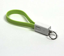 Logo Collection Ключодържател USB 2.0 Микро USB 1м Зелен