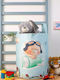 Dimcol Children's Storage Basket made of Fabric Light Blue 45x30x50cm 1pcs