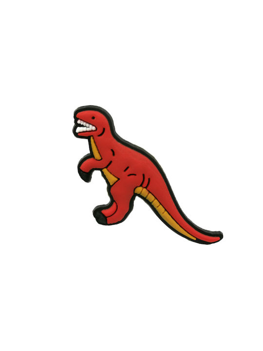 Rote Dinosaurier Schuh-Anhänger 4330118875 Jibbitz Crocs