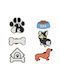 Crocs Hundepackung 6 dekorative Accessoires