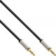 InLine InLine 3,5mm Klinkenkabel 3,5mm Stecker - 3,5mm Stecker Silber Länge 5m 99215