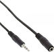 InLine Καλώδιο Ήχου 3.5mm male - 3.5mm female Μαύρο 1.5m 99934A