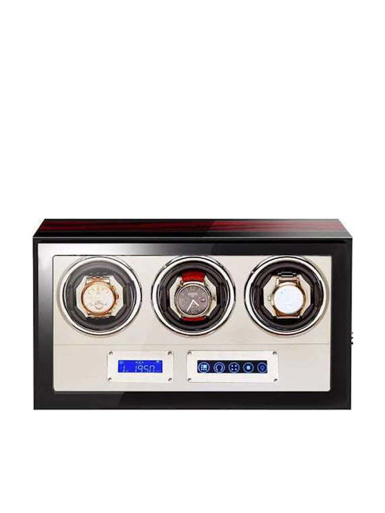 Cutie pentru ceasuri automate Iuni Luxury Watch Winder 3 Mahon-crem