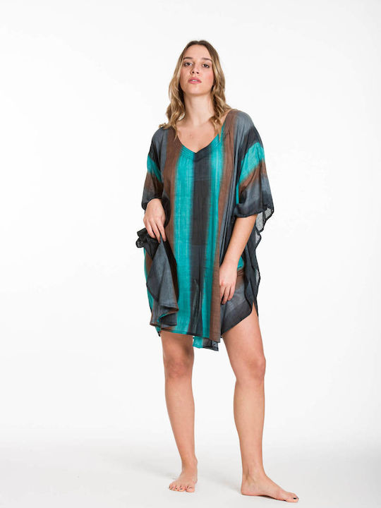 Rima Beachwear Women's Caftan Beachwear Brown