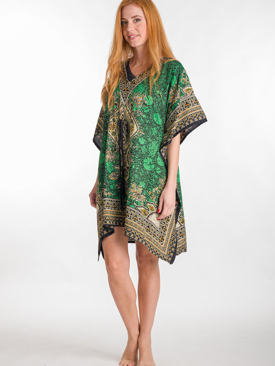 Rima Beachwear Feminin Caftan de Plajă Verde