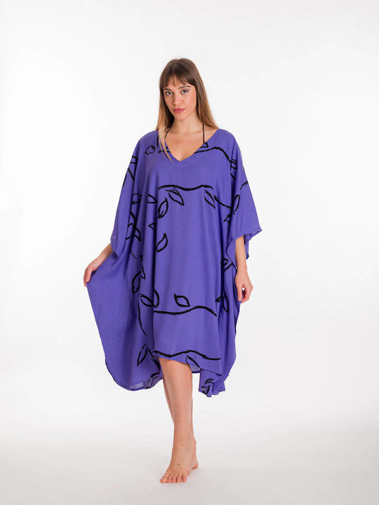 Rima Beachwear Women's Caftan Beachwear Purple