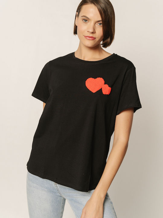 Edward Jeans Women's Oversized T-shirt Black