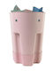 Shnuggle Children's Storage Basket made of Plastic Pink 25.5x26.5cm 1pcs