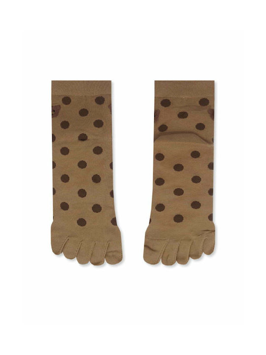 Ytli Baumwoll-Zehensocken mit Teddybär-Designs