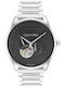Calvin Klein Esteem Ανδρικό Ρολόι 44mm Αυτόματο με Ασημί Μεταλλικό Μπρασελέ