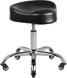 Salon Stools Wheeled Stool Black