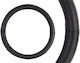 AMiO Car Steering Wheel Cover with Diameter 49-51cm Leather Black