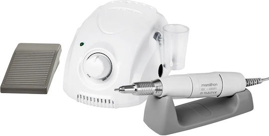 Marathon Champion Nail Drill Power 45W White with Pedal with 35000 Rotations per Minute