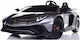 Lamborghini Aventador Sv Două Locuri cu Telecomandă Licențiat 24 Volt Gri