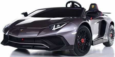 Lamborghini Aventador Sv Două Locuri cu Telecomandă Licențiat 24 Volt Gri