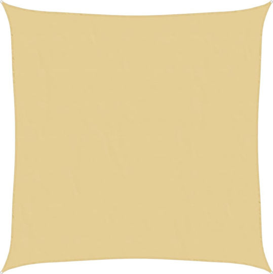 vidaXL Platz Sonnensegel Beige mit PU-Beschichtung 2.5x2.5m