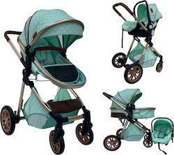 ForAll Adjustable 3 in 1 Baby Stroller Suitable for Newborn Veraman