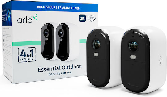 Arlo Essential IP Cameră de Supraveghere Full HD+ 4MP Pe baterii