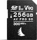 Angelbird SDXC 256GB U3 V60 UHS-II 300MB/s με αντάπτορα