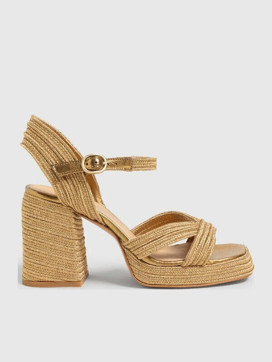 サンダル・ミュール CASTANER Women Sandals VALERIETTE 258 RAFIANATURAL Beige Sandal style Women's Footwear with 10cm high Heel | Castañer