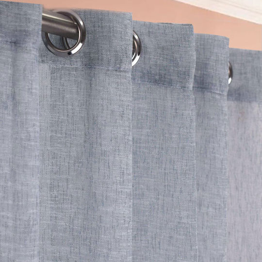 SpitiBazaar Curtain With Light Gray Grommets 270x280cm