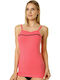 Mit Spaghetti-Träger Fuchsia Damen T-Shirt